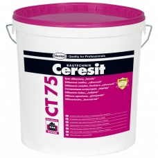 Ceresit CT-75 декоративная силиконовая "короед" штукатурка, 25кг